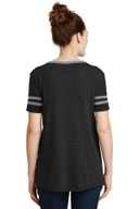 Alternative Women's Varsity Vintage 50/50 Tee. AA5058