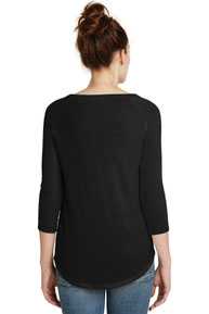 Alternative Women's Outfield 3/4-Sleeve Vintage 50/50 Tee. AA5060