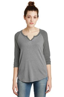 Alternative Women's Outfield 3/4-Sleeve Vintage 50/50 Tee. AA5060 Alternative Women's Outfield 3/4-Sleeve Vintage 50/50 Tee. AA5060