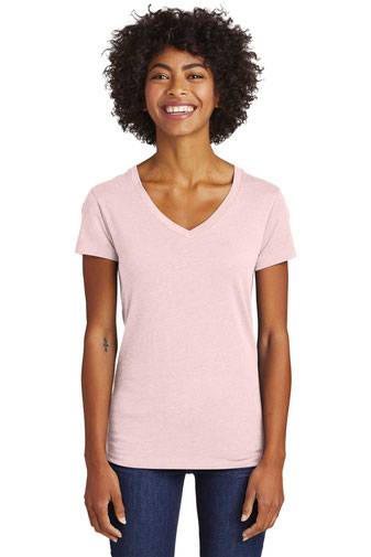 Alternative Women's Runaway Blended Jersey V-Neck Tee. AA6046