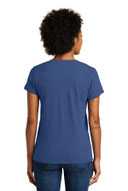 Alternative Women's Weathered Slub So-Low V-Neck Tee. AA6097