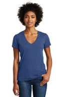 Alternative Women's Weathered Slub So-Low V-Neck Tee. AA6097