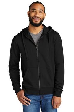 Allmade ® Unisex Organic French Terry Full-Zip Hoodie AL4002 Allmade ® Unisex Organic French Terry Full-Zip Hoodie AL4002