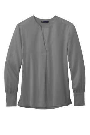 Brooks Brothers &#174;  Women's Open-Neck Satin Blouse BB18009