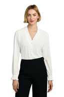 Brooks Brothers ®  Women's Long Sleeve Ruffle Collar Blouse BB18011