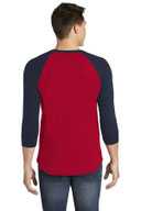 American Apparel  ®  Poly-Cotton 3/4-Sleeve Raglan T-Shirt. BB453W