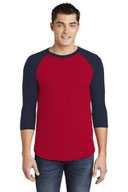 American Apparel  ®  Poly-Cotton 3/4-Sleeve Raglan T-Shirt. BB453W