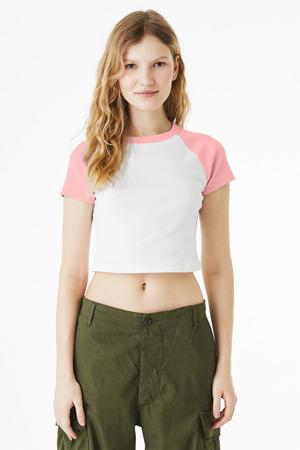 BELLA+CANVAS &#174;  Women's Micro Rib Raglan Baby Tee BC1201
