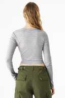 BELLA+CANVAS ®  Women's Micro Rib Long Sleeve Baby Tee BC1501