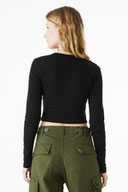 BELLA+CANVAS ®  Women's Micro Rib Long Sleeve Baby Tee BC1501
