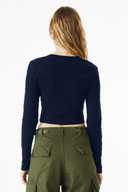 BELLA+CANVAS ®  Women's Micro Rib Long Sleeve Baby Tee BC1501