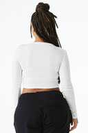 BELLA+CANVAS ®  Women's Micro Rib Long Sleeve Baby Tee BC1501