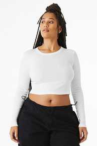 BELLA+CANVAS ®  Women's Micro Rib Long Sleeve Baby Tee BC1501