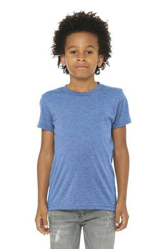 BELLA+CANVAS  &#174;  Youth Triblend Short Sleeve Tee. BC3413Y