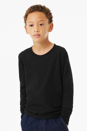 BELLA+CANVAS ®  Youth Heather CVC Long Sleeve Tee BC3501YCVC