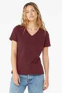 BELLA+CANVAS  ®  Women's Relaxed Jersey Short Sleeve V-Neck Tee. BC6405