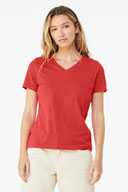 BELLA+CANVAS ®  Women's Relaxed Heather CVC V-Neck Tee BC6405CVC