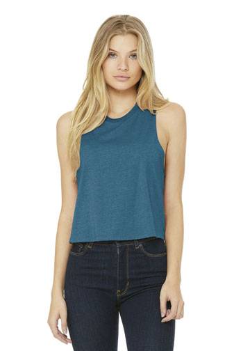 BELLA+CANVAS  ®  Women's Racerback Cropped Tank. BC6682
