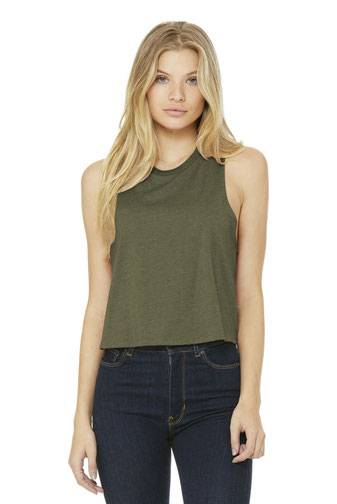 BELLA+CANVAS  ®  Women's Racerback Cropped Tank. BC6682