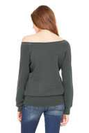 BELLA+CANVAS  ®  Women's Sponge Fleece Wide-Neck Sweatshirt. BC7501