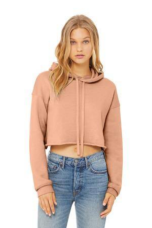 BELLA+CANVAS  ®  Women's Sponge Fleece Cropped Fleece Hoodie. BC7502