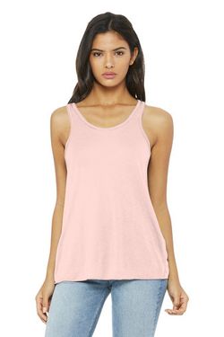 BELLA+CANVAS ® Women's Flowy Racerback Tank. BC8800 BELLA+CANVAS ® Women's Flowy Racerback Tank. BC8800