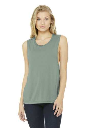 BELLA+CANVAS  ®  Women's Flowy Scoop Muscle Tank. BC8803