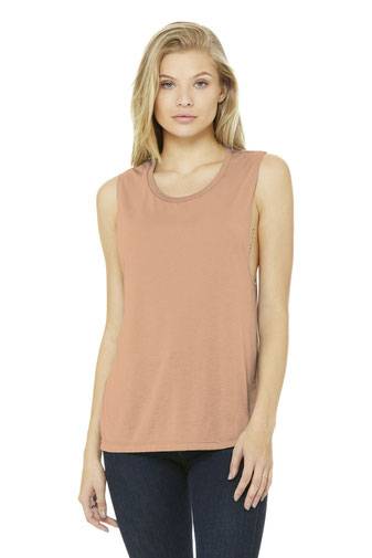 BELLA+CANVAS  ®  Women's Flowy Scoop Muscle Tank. BC8803