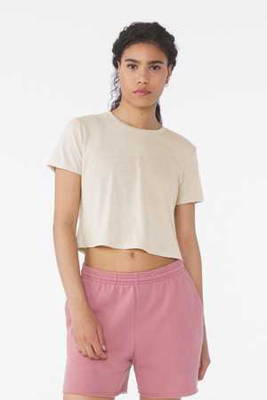 BELLA+CANVAS ®  Women's Flowy Cropped Tee BC8882