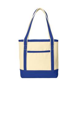 Port Authority Medium Cotton Canvas Boat Tote. BG412 Port Authority Medium Cotton Canvas Boat Tote. BG412