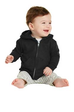 Port & Co ® Infant Core Fleece Full-Zip Hooded Sweatshirt. CAR78IZH Port & Co ® Infant Core Fleece Full-Zip Hooded Sweatshirt. CAR78IZH
