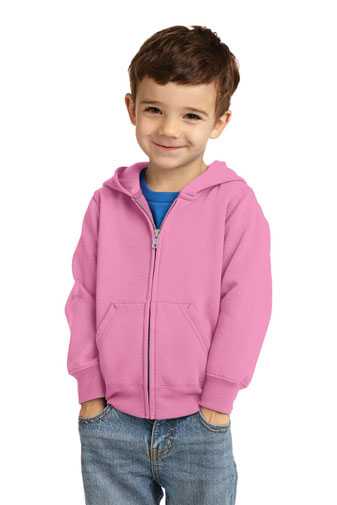Port & Company &#174;  Toddler Core Fleece Full-Zip Hooded Sweatshirt. CAR78TZH