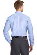 Red Kap ®  - Long Sleeve Striped Industrial Work Shirt.  CS10