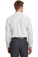 Red Kap ®  Long Size, Long Sleeve Striped Industrial Work Shirt. CS10LONG
