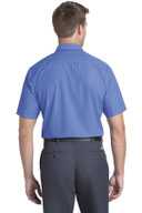 Red Kap ®  - Short Sleeve Striped Industrial Work Shirt.  CS20