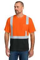 CornerStone ®  ANSI 107 Class 2 Short Sleeve Mesh Blocked Tee CS205