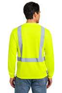 CornerStone ®  ANSI 107 Class 2 Long Sleeve Mesh Blocked Tee CS207