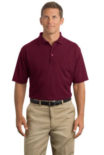 CornerStone ®  - Industrial Pocket Pique Polo. CS402P