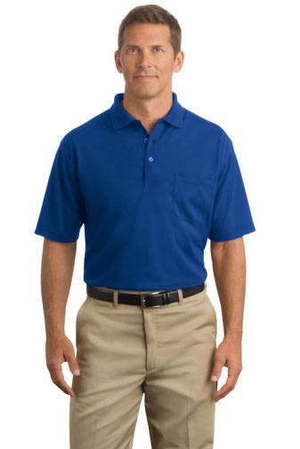 CornerStone ®  - Industrial Pocket Pique Polo. CS402P