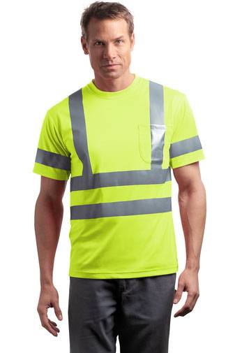 CornerStone ®  - ANSI 107 Class 3 Short Sleeve Snag-Resistant Reflective T-Shirt. CS408