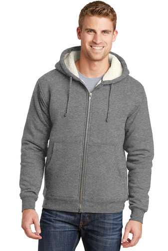 CornerStone &#174;  Heavyweight Sherpa-Lined Hooded Fleece Jacket. CS625