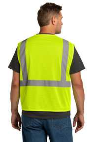CornerStone  ®  ANSI 107 Class 2 Economy Mesh Zippered Vest. CSV101