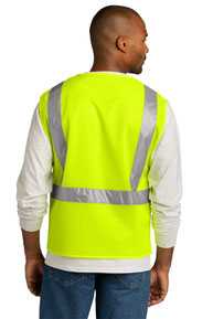 CornerStone  ®  ANSI 107 Class 2 Mesh Zippered Vest. CSV102