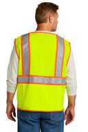 CornerStone  ®  ANSI 107 Class 2 Surveyor Zippered Two-Tone Vest. CSV105