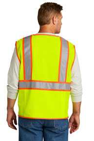 CornerStone  ®  ANSI 107 Class 2 Surveyor Zippered Two-Tone Vest. CSV105