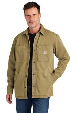 Carhartt ® Rugged Flex ® Fleece-Lined Shirt Jac CT105532 Carhartt ® Rugged Flex ® Fleece-Lined Shirt Jac CT105532
