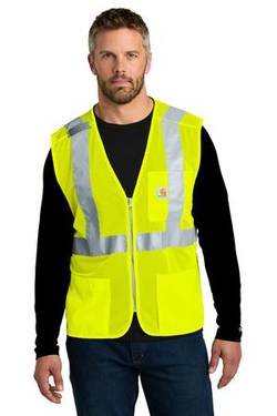 Carhartt ® ANSI Class 2 Mesh Zip-Front Vest CT106171 Carhartt ® ANSI Class 2 Mesh Zip-Front Vest CT106171