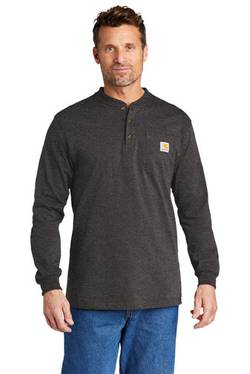 Carhartt ® Long Sleeve Henley T-Shirt CTK128 Carhartt ® Long Sleeve Henley T-Shirt CTK128