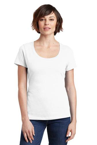 District ®  Women's Perfect Weight ®  Scoop Tee. DM106L
