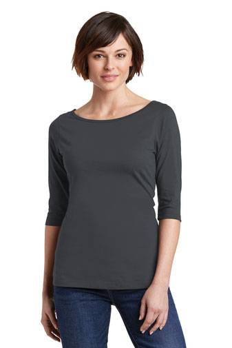 District ®  Women's Perfect Weight ®  3/4-Sleeve Tee. DM107L